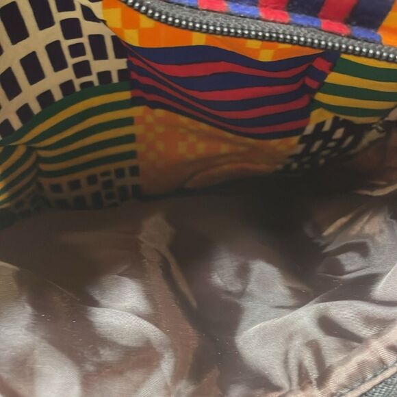 Afrikana Creations Quilted Patchwork Crossbody Bag Multicolor - Picture 5 of 7